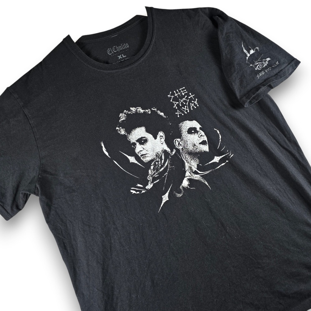 She Past Away Band Shirt Mens XL Black Cotton Graphic Tee El Chulito Post Punk